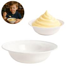 6 Tigelas Saladeira De Melamina 520ml Ondulada Sobremesa