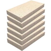 6 Tijolos Refratário Plaqueta Churrasqueira 23x11,4x2,5cm 6 Tijolos Refratário Plaqueta Churrasqueira 23x11,4x2,5cm