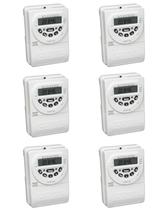6 Timer Temporizador Digital Branco 100-240vca Rtst20 Coel