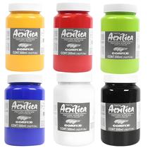 6 Tintas Acrílicas Corfix para Tela 500ml G1 Escolha a Cor 6 Tintas Acrílicas Corfix para Tela 500ml G1 Escolha a Cor