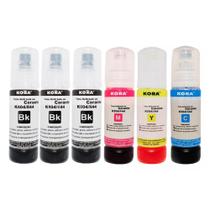 6 Tintas Para Epson L3250 L3150 L3210 L3110 L5190 L5290 T544