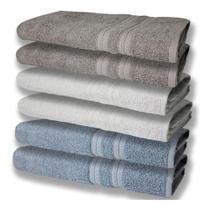 6 Toalhas Grande Super Felpudas E Grossa 80x150 Az+br+cz 6 Toalhas Grande Super Felpudas E Grossa 80x150 Az+br+cz