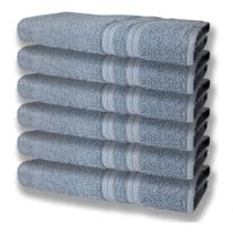 6 Toalhas Grande Super Felpudas E Grossa 80x150 Azul 6 Toalhas Grande Super Felpudas E Grossa 80x150 Azul