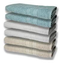 6 Toalhas Grande Super Felpudas e Grossa 80x150 BG+BR+VD 6 Toalhas Grande Super Felpudas e Grossa 80x150 BG+BR+VD