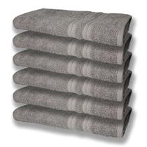 6 Toalhas Grande Super Felpudas e Grossa 80x150 Cinza 6 Toalhas Grande Super Felpudas e Grossa 80x150 Cinza