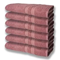 6 Toalhas Grande Super Felpudas E Grossa Algodão 80x150 Itália Soft Beka - Rosê 6 Toalhas Grande Super Felpudas E Grossa Algodão 80x150 Itália Soft Beka - Rosê