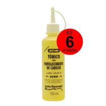 6 Tônico De Alho Gota Dourada Fortalecimento Antiqueda