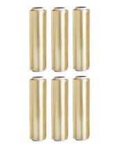 6 un bobina plastico filme pvc esticavel 45 cm x 300 metros 6 un bobina plastico filme pvc esticavel 45 cm x 300 metros
