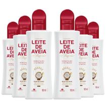 6 Un - Hidratante Corporal Leite de Aveia Óleo de Coco 180ml