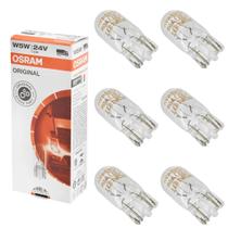 6 un Lâmpadas Pingão Especial Automotiva 5w 24v Ledvance Osram T10 6 un Lâmpadas Pingão Especial Automotiva 5w 24v Ledvance Osram T10