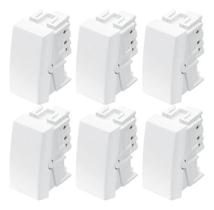 6 Un Módulo Interruptor Simples 10a/250v Fame Elegance 6 Un Módulo Interruptor Simples 10a/250v Fame Elegance