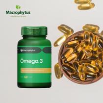 6 Und Ômega 3 (EPA 540 - DHA 360) 60 cápsulas Macrophytus