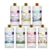 6 unid Refil Odorizador Perfume Para Tecidos Elimina Odores Várias Fragrâncias 1 Litro Tropical Aromas
