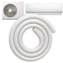 6 Unid. tubos Esponjosos Isolante 1/2 Blindado 12 Mt Branco ou Preto 6 Unid. tubos Esponjosos Isolante 1/2 Blindado 12 Mt Branco ou Preto