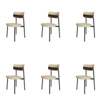 6 Unidades Cadeira Alloa fixa C/4 Pés 50 X 44,7 X 83,8 cm 6 Unidades Cadeira Alloa fixa C/4 Pés 50 X 44,7 X 83,8 cm