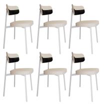 6 Unidades Cadeira Alloa fixa C/4 Pés 50 X 44,7 X 83,8 cm Pés Brancos 6 Unidades Cadeira Alloa fixa C/4 Pés 50 X 44,7 X 83,8 cm Pés Brancos