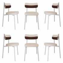 6 Unidades Cadeira Alloa fixa C/4 Pés 50 X 44,7 X 83,8 cm Pés Brancos 6 Unidades Cadeira Alloa fixa C/4 Pés 50 X 44,7 X 83,8 cm Pés Brancos