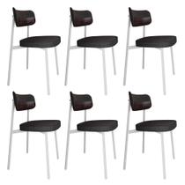 6 Unidades Cadeira Alloa fixa C/4 Pés 50 X 44,7 X 83,8 cm Pés Brancos 6 Unidades Cadeira Alloa fixa C/4 Pés 50 X 44,7 X 83,8 cm Pés Brancos