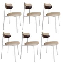 6 Unidades Cadeira Alloa fixa C/4 Pés 50 X 44,7 X 83,8 cm Pés Brancos 6 Unidades Cadeira Alloa fixa C/4 Pés 50 X 44,7 X 83,8 cm Pés Brancos