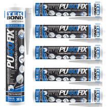 6 Unidades Cola Selante PU40 Fix Branco 280ml 387g Tekbond