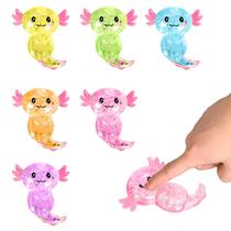 6 unidades de brinquedos antiestresse squishy de axolote IRIBALEI