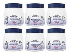6 unidades de creme hidratante para os pés e anti- ressecamento 240g cada- labate cosmeticos