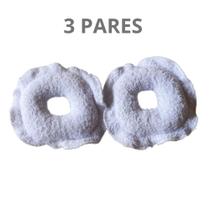 6 unidades de rosquinhas de amamentação tecido atoalhado 100% algodão (absorvente) - Ateliê Pequenas Fofuras