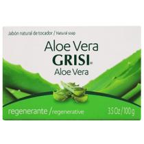 6 unidades de sabonete de Aloe Vera Grisi 100g em barras hidratantes