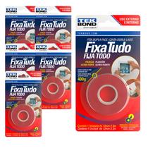 6 Unidades Fita Dupla Face Acrílica 12mm 2m Tekbond 6 Unidades Fita Dupla Face Acrílica 12mm 2m Tekbond