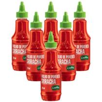 6 Unidades Molho De Pimenta Sriracha 270ml Atacado