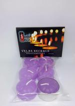 6 velas rechaud flutuante violeta decoração com porta-vela - Santa Cruz 6 velas rechaud flutuante violeta decoração com porta-vela - Santa Cruz
