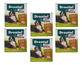 6 Vermífugo Drontal Cães Até 35 Kg C/ 2 Comprimidos Bayer