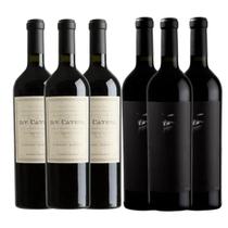 6 Vinhos Originais - 3 DV Catena Cabernet Malbec + 3 Alma Negra