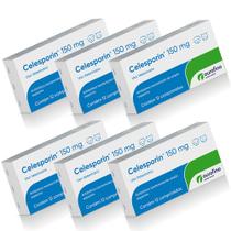 6 x Celesporin 150mg 12 Comprimidos - Ourofino Pet