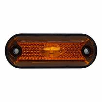 6 x Lanterna Delimitadora Lateral Carreta Caminhão Baú 3leds Ambar (Laranja) 6 x Lanterna Delimitadora Lateral Carreta Caminhão Baú 3leds Ambar (Laranja)