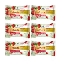 6 x Sabonete em Barra Vegetal La Fruta Morango 150g 6 x Sabonete em Barra Vegetal La Fruta Morango 150g