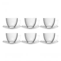 6 Xícaras De Café Em Vidro 90ml Graffiato 6 Xícaras De Café Em Vidro 90ml Graffiato