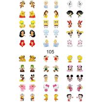 60 Adesivos 3d para Unha Personagens disney COD S 4 60 Adesivos 3d para Unha Personagens disney COD S 4