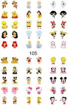 60 Adesivos 3d para Unha Personagens Disney - Paty Adesivos