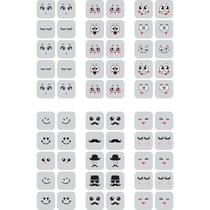 60 Adesivos para Unha Película SMILEY Decoração Nails Art