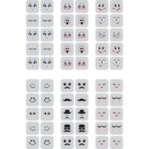 60 Adesivos para Unha Película SMILEY Decoração Nails Art