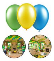 60 Balões Verde Amarelo Azul N6,5 Festa Bexiga Copa Decor Ve Verde/amarelo/azul 60 Balões Verde Amarelo Azul N6,5 Festa Bexiga Copa Decor Ve Verde/amarelo/azul