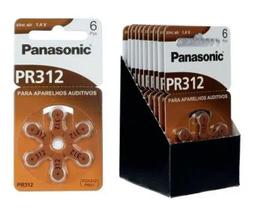 60 Baterias Auditivas Zinc Air Pr-312 Panosonic (10 Cart) - Panasonic