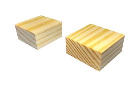 60 Blocos Madeira 4x4x2 Cm Artesanato Diy Sensorial Montessori