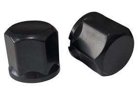 60 Capa De Porca Sextavada Preta Roda 18mm 60 Capa De Porca Sextavada Preta Roda 18mm