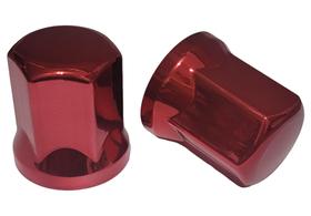 60 Capa de Porca Sextavada Vermelha Cromo Metalizada 32/33mm