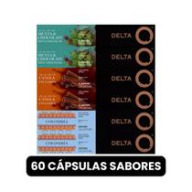 60 Cápsulas Delta Q Expresso Sortidas Kit Combo 60 Cápsulas Delta Q Expresso Sortidas Kit Combo