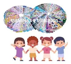 60 Cartelas Adesivo Infantil Sticker Temas Variados