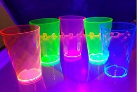 60 Copos Caldereta Twister Neon 500ml Sem Personalização