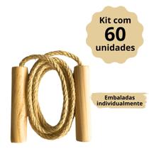 60 Corda De Pular Infantil 1,80m Nylon Lembrancinha Prenda